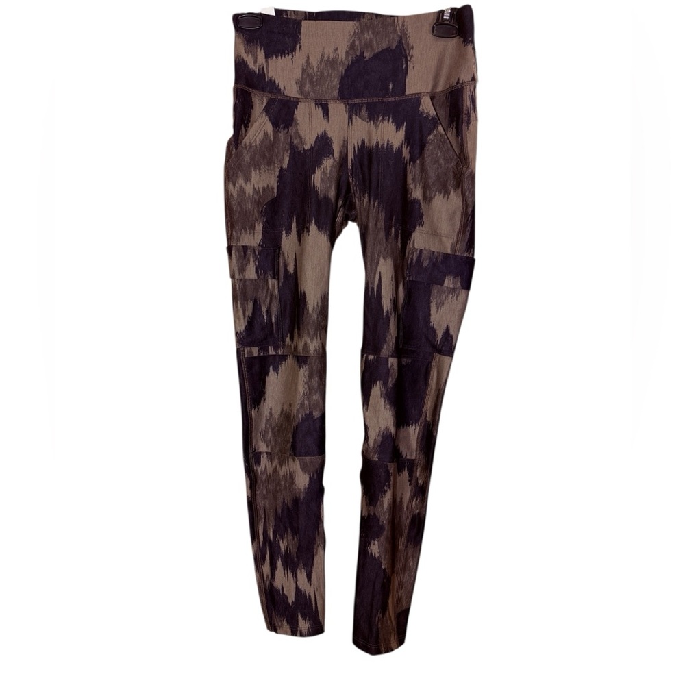 Alpine Design Women’s Selina Ikat Print Slim High Rise Leggings sz S